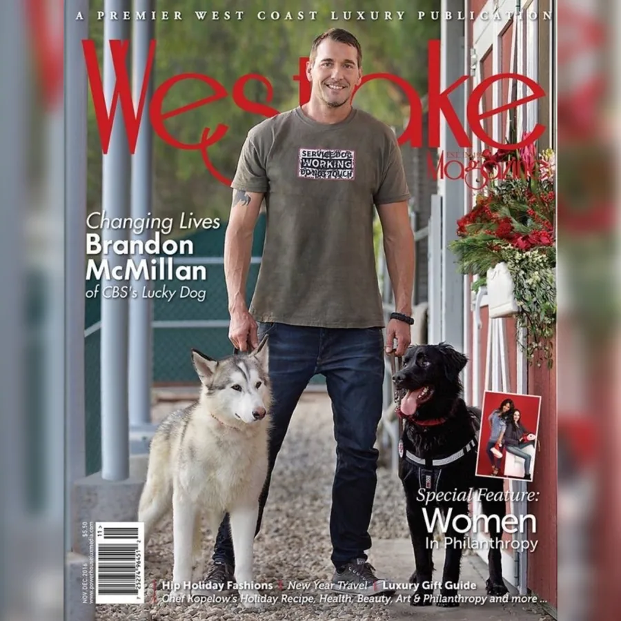 Westlake magazine cover featuring Brandon McMillan