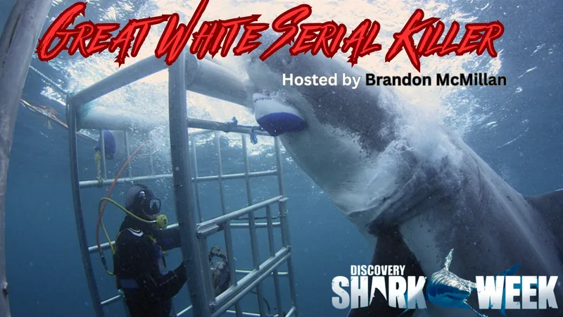Great White Serial Killer title card from Discovery’s Shark Week